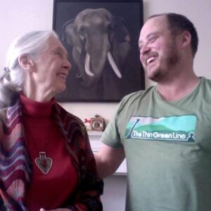 With Dr. Jane Goodall DBE